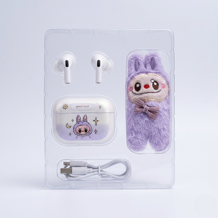 Cute Pink Bunny Edition Wireless Earbuds - Image 3