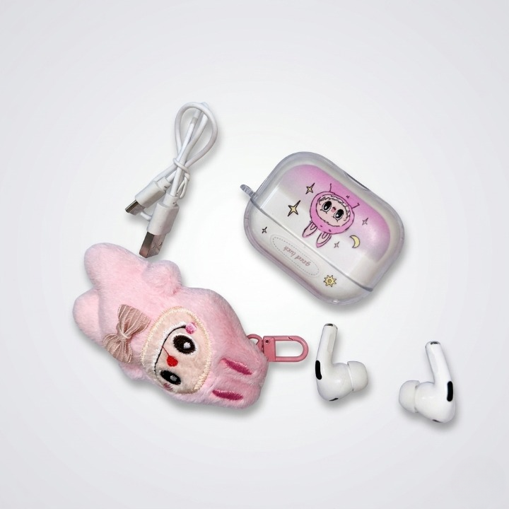 Cute Pink Bunny Edition Wireless Earbuds - Image 2