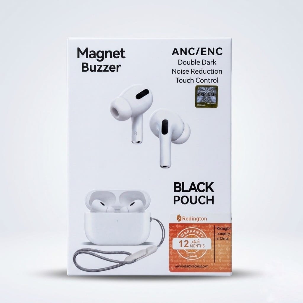 Magnet Buzzer ANC/ENC Wireless Earbuds - Image 7